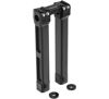 Kuryakyn 12in Black Billet Handlebar Risers Aluminum