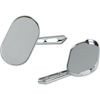 Kuryakyn Magnum Mirrors Large Flat Chrome Fits 65-22 H-D Models