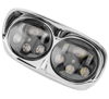 Letric Lighting Dual 5.75" LED Headlight Black/Chrome Fits Road Glide