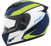 THH TS-80 Vision Full Face Helmet Blue/Yellow Small