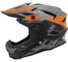 THH Helmets T-42 BMX Xtreme Helmet Matte Gray/Orange Youth Small