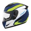 THH TS-80 Vision Full Face Helmet Blue/Yellow Large