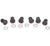 Letric Lighting Royal Flush Mount 9/16" Black/Red Light
