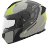 THH T810S Hayate Full Face Helmet Grey/Yellow 2XL