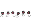 Letric Lighting Royal Flush Mount LED 1in Black/Red