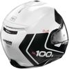 Nolan N100-5 Plus Distinctive Helmet White/Black Small