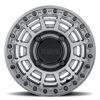 MR415 Beadlock 15x7 / 5+2/38mm / 4x136 / 106mm CB Graphite Wheel - Graph. Ring MR415 Beadlock 15x7 / 5+2/38mm / 4x136 / 106mm CB Graphite Wheel - Graph. Ring