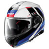 Nolan Helmets N100-5 Hilltp Mtlwhtblured 3Xl Nolan Helmets N100-5 Hilltp Mtlwhtblured 3Xl