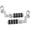 Kuryakyn ISO Offset Highway Pegs Chrome 1-1/4" Clamp Pair