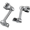 Kuryakyn 4" Adjustable Lockable Offsets with Male Mount Adapter Chrome