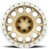 MR105 V3 Beadlock 17x9 -38mm Offset 5x5 71.5mm CB Gold Wheel w/ BH-H24125