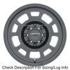 MR705 18x9 +18mm Offset 8x6.5 130.81mm CB Matte Black Wheel MR705 18x9 +18mm Offset 8x6.5 130.81mm CB Matte Black Wheel