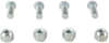 QuadBoss Front Wheel Stud & Nut Kit Black Fits 15-22 Yamaha YXC700 Viking VI