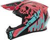 THH T710X Renegade Youth Helmet Coral/Blue Small