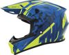 THH T710X Renegade Youth Helmet Blue/Yellow - Small