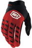 100% Airmatic Men's Gloves Red/Black Large