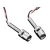 Kuryakyn LED License Plate Light w/ Red Accent Chrome Universal