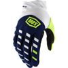 100% Airmatic Men's Gloves Navy/White Medium 100% Airmatic Men's Gloves Navy/White Medium