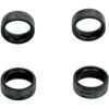 Kuryakyn ISO Shift Peg Replacement Rubbers Black (4 Pcs)