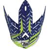 THH Helmets T710X Assault Replacement Visor Blue/Yellow
