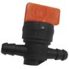 Quad Logic Fuel Valve - On/Off, Black w/ Red Knob