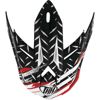 THH Helmets T710X Assault Replacement Visor White/Red