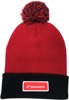 Men's Honda Pom Beanie Red/Black One Size by Factory Effex