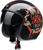 Saturn Devilish Helmet Gloss Black/Red X-Large