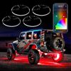 Adjustable Wheel Ring Light Kit w/ Turn Signal Function 4pc 15-18In by XKGLOW