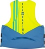 Fly Racing Neoprene Flotation Vest Blue/Hi-Vis/Teal XS - X-Small watercraft flotation vest Blue/Hi-Vis/Teal