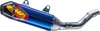 FMF Factory 4.1 RCT Titanium Slip-On Muffler Blue Honda CRF250R/RX 2025