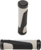 White & Black 997 Lock-On Open End Locking ATV Grips w/ End Plugs - Also fits Watercraft & MTB White & Black 997 Lock-On Open End Locking ATV Grips w/ End Plugs - Also fits Watercraft & MTB