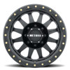 MR304 Double Standard 17x8.5 0mm Offset 8x6.5 130.81mm CB Matte Black Wheel