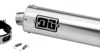 Universal Slip On "R" Series Exhaust Muffler - 4" Round w/ 1-1/4" Inlet