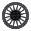 MR314 17x7.5 +25mm Offset 6x5.5 106.25mm CB Matte Black Wheel