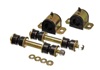 Black 25mm Front Sway Bar Bushing Set - For 95-00 Toyota Pickup 2WD (Exc T-100/Tundra)