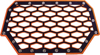 2-Panel Front Grill Black/Orange - For 14-17 Polaris RZR 2-Panel Front Grill Black/Orange - For 14-17 Polaris RZR