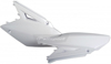 Plastic Side Number Plate - White - For 08-17 Suzuki RMZ450 Plastic Side Number Plate - White - For 08-17 Suzuki RMZ450