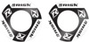 Risk Racing Grip Donuts Black/White Foam Universal Pair - Foam grip donuts for 7/8" handlebars, universal fit