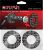 Risk Racing Grip Donuts Black/White Foam Universal Pair - Foam grip donuts for 7/8" handlebars, universal fit