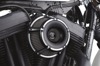 Arlen Ness Slot Track Inverted Air Cleaner Kit Contrast Cut Black