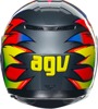 AGV K3 Birdy 2.0 Full Face Helmet Gloss Multi Unisex Small - Full face helmet, Small, Multi color, Unisex