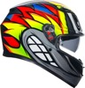 AGV K3 Birdy 2.0 Full Face Helmet Gloss Multi Unisex Small - Full face helmet, Small, Multi color, Unisex
