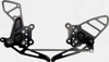 Adjustable Rearset - Black - For 03-09 Suzuki SV650 SV1000S