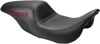 Step-Up Lattice Stitched 2-Up Seat - Black - For 08-20 Harley FLH FLT Step-Up Lattice Stitched 2-Up Seat - Black - For 08-20 Harley FLH FLT