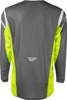 Fly Racing Kinetic Mesh Jersey Grey/White/Hi-Vis 2X - Breathable mesh jersey in 2X-Large