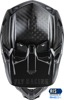 Fly Racing Werx-R Carbon Full-Face Helmet Black Carbon XS - Lightweight carbon helmet, size XS, Black Carbon