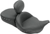 Super Touring Studded Vinyl 2-Up Seat Backward w/Backrest - For 08-20 FLH FLT Super Touring Studded Vinyl 2-Up Seat Backward w/Backrest - For 08-20 FLH FLT