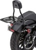 Cobra Detachable Backrest Black Round for For 04-22 HD Sportster