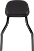 Cobra Detachable Backrest Black Round for For 04-22 HD Sportster